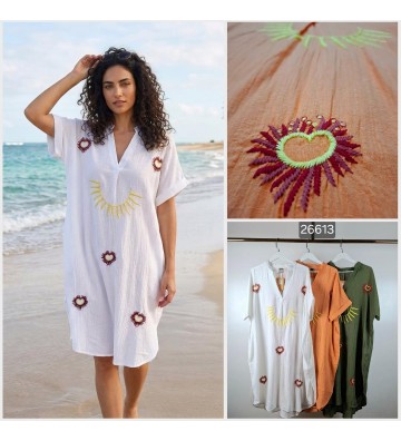 VESTIDO COTTON RUSTICO...