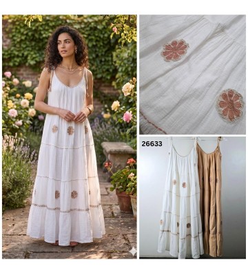VESTIDO COTTON RUSTICO...