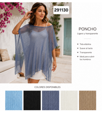CHAQUETA PONCHO CALADA 