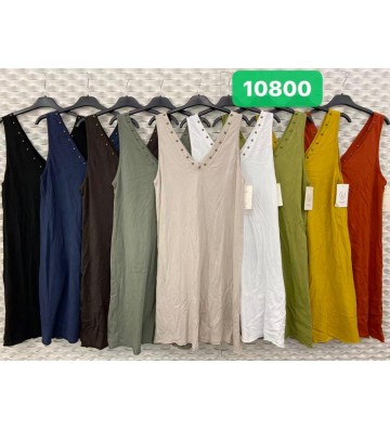VESTIDO CORTO TACHUELAS 10800