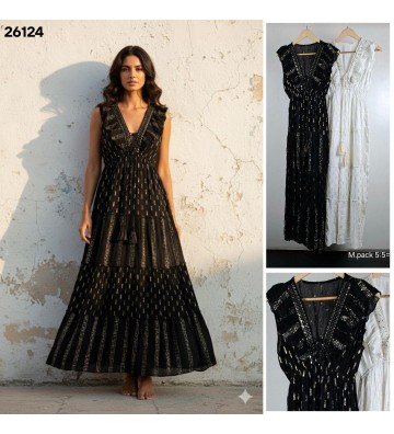 VESTIDO CON ORO 26124