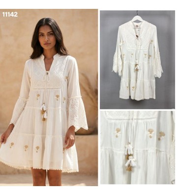 KURTA BLANCA NATURAL 11142