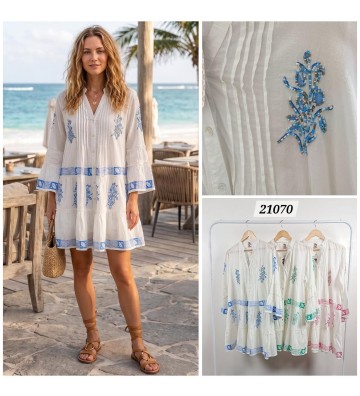 KURTA BLOCK AZUL 21070