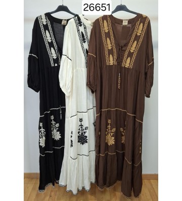 VESTIDO ANCHO M/LARGA...