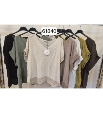 CAMISETA BLUSA CON RED 61840