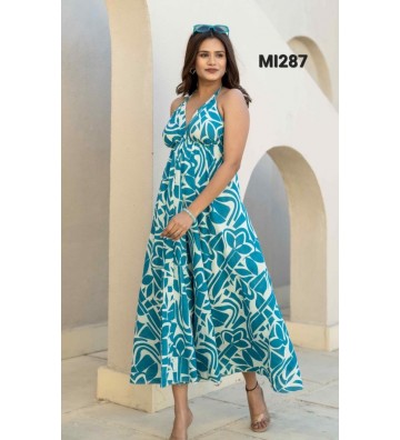 VESTIDO COTTON ESTAMPADO MI287