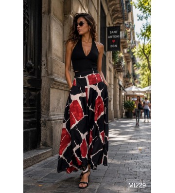 FALDA PANTALON ALGODON MI229