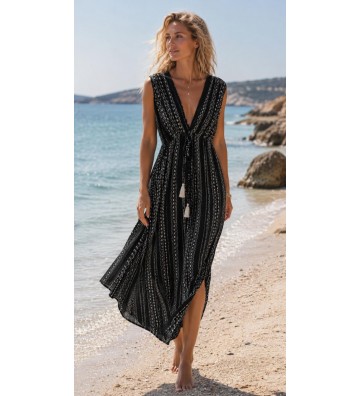 VESTIDO  LARGO T/ ANCHO...