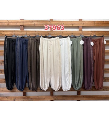 PANTALON CON GOMA ADORNO 37963