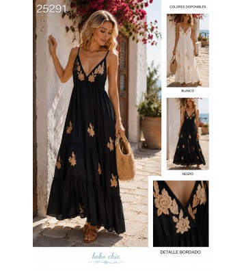 VESTIDO COTTON RUSTICO...