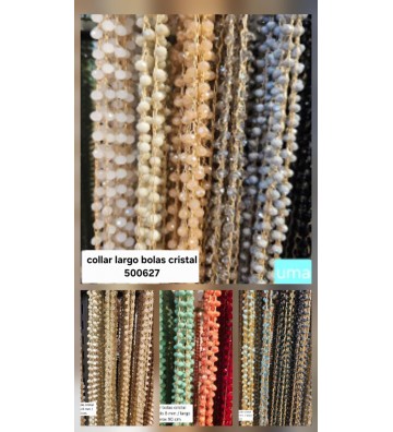 COLLAR CORTO  BOLAS CRISTAL...