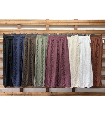 PANTALON ANCHO GRABADO 38002