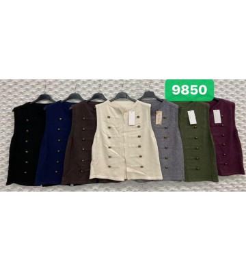 CHALECO BOTONES 9850